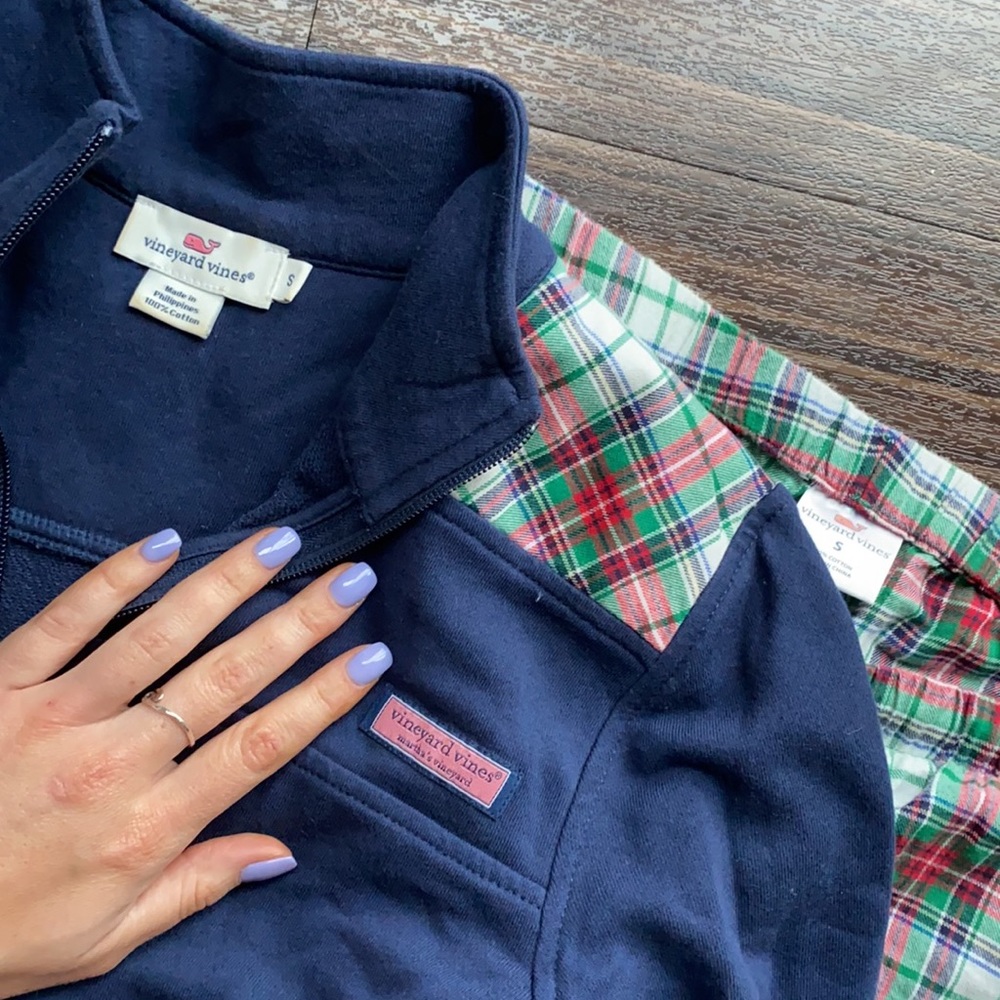 Vineyard Vines plaid pajama set